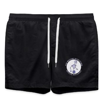 The Machine Revolution Artificial Intelligence - Swim Trunks - black - Front - AI Model Male 185 light (185cm)