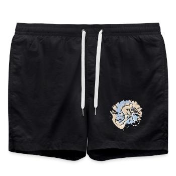 Your sport, your style! Cycling in a cool outfit - Swim Trunks - black - Front - AI Model Male 185 light (185cm)