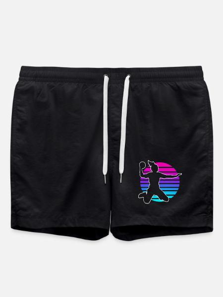 Handball Handball Joueur de handball féminin - Short de bain - noir