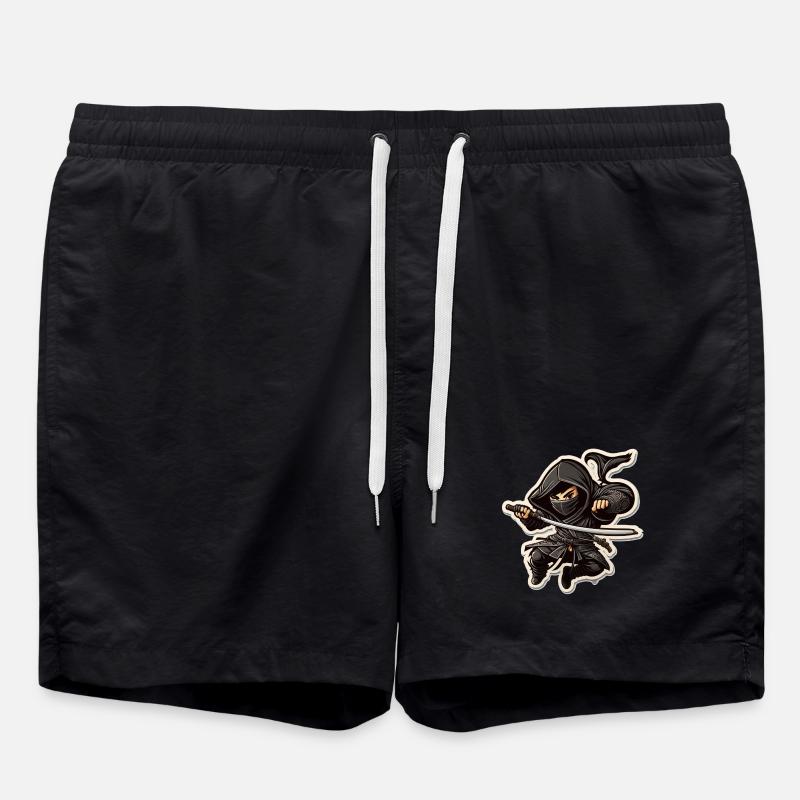 Ninja - Badeshorts - Schwarz