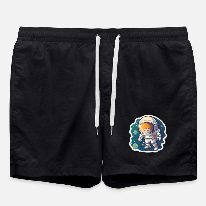 Space Adventure - Badeshorts - Schwarz