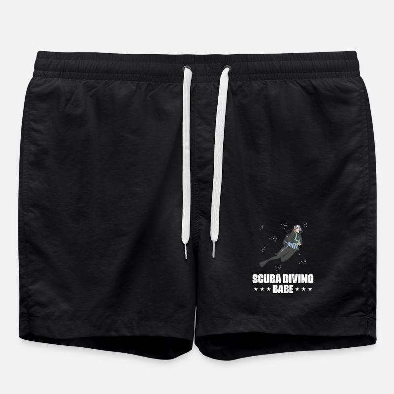Design de plongée sous-marine - Short de bain - noir