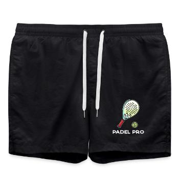 Padel Game Butterfly Ball Padel Statement Racket - Swim Trunks - black - Front - AI Model Male 185 light (185cm)