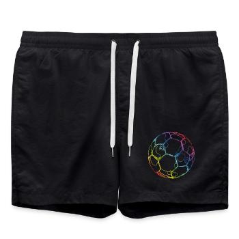 Soccer - Swim Trunks - black - Front - AI Model Male 185 light (185cm)