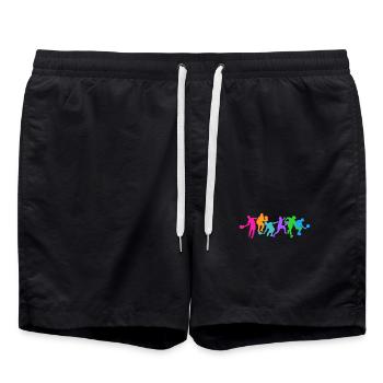 Équipe Padel Padel Training Padel Game Club Tournoi - Short de bain - noir - Devant - AI Model Male 185 light (185cm)
