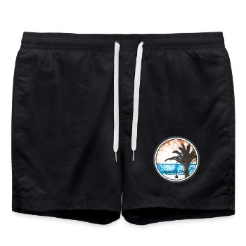 Islas Baleares - Short de bain - noir - Devant - AI Model Male 185 light (185cm)