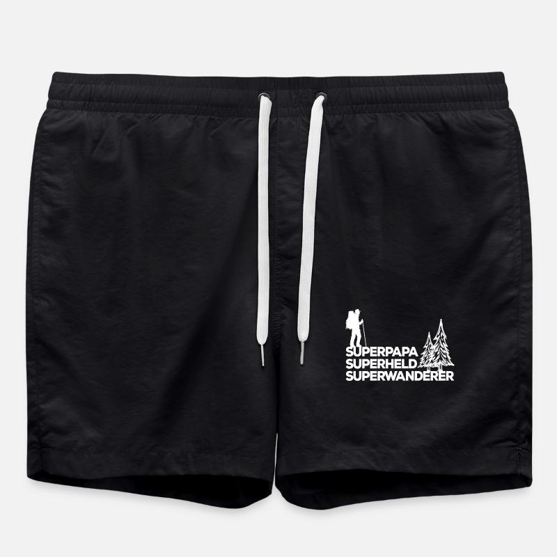Bergwanderung Wandern Statement Wanderer Klettern - Badeshorts - Schwarz