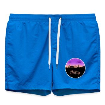 Bottrop Fine Skyline - Swim Trunks - cobalt blue - Front