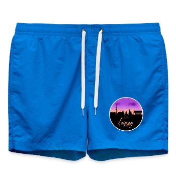 Leipzig Fine Skyline - Short de bain - cobalt blue - Devant