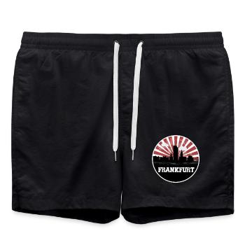 Francfort Skyline Match à domicile - Short de bain - noir - Devant - AI Model Male 185 light (185cm)