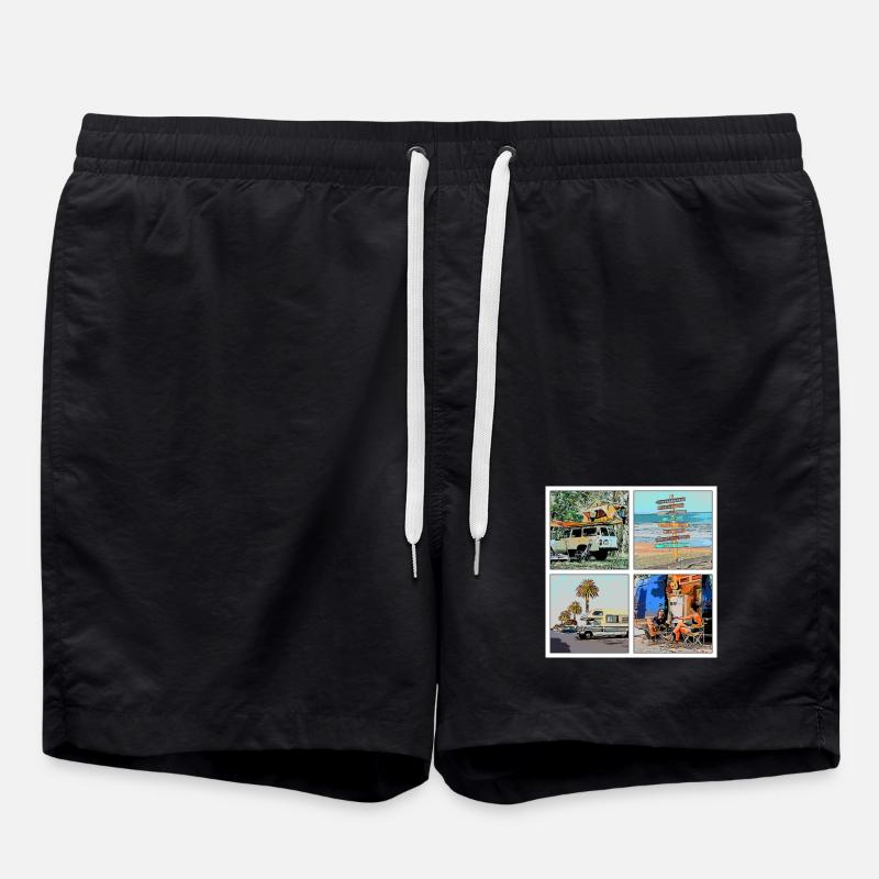 CAMPING - Swim Trunks - black