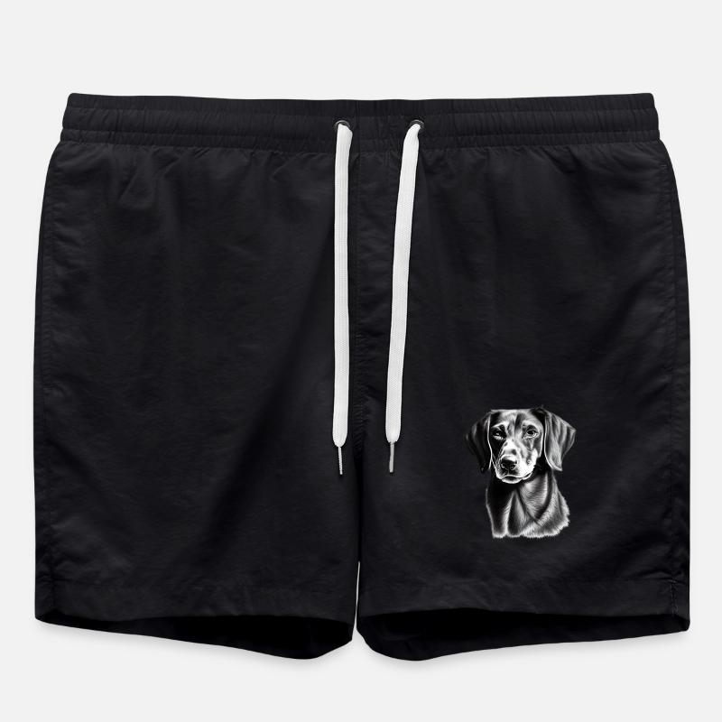 Teckel mignon - Short de bain - noir