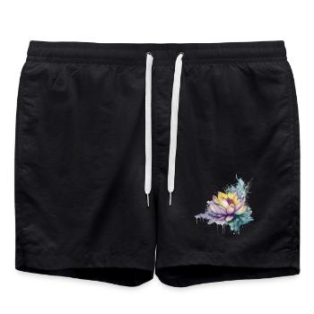 Lotus - Swim Trunks - black - Front - AI Model Male 185 light (185cm)