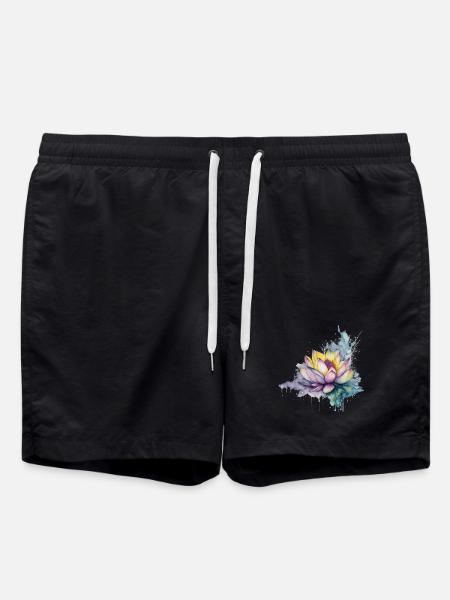 Lotus - Swim Trunks - black
