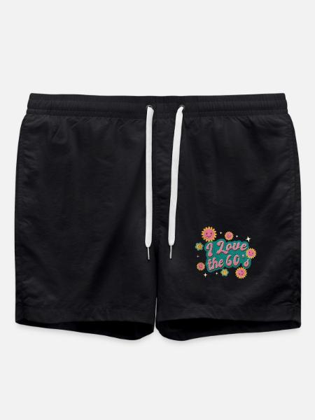 J'adore les années 60 - Short de bain - noir