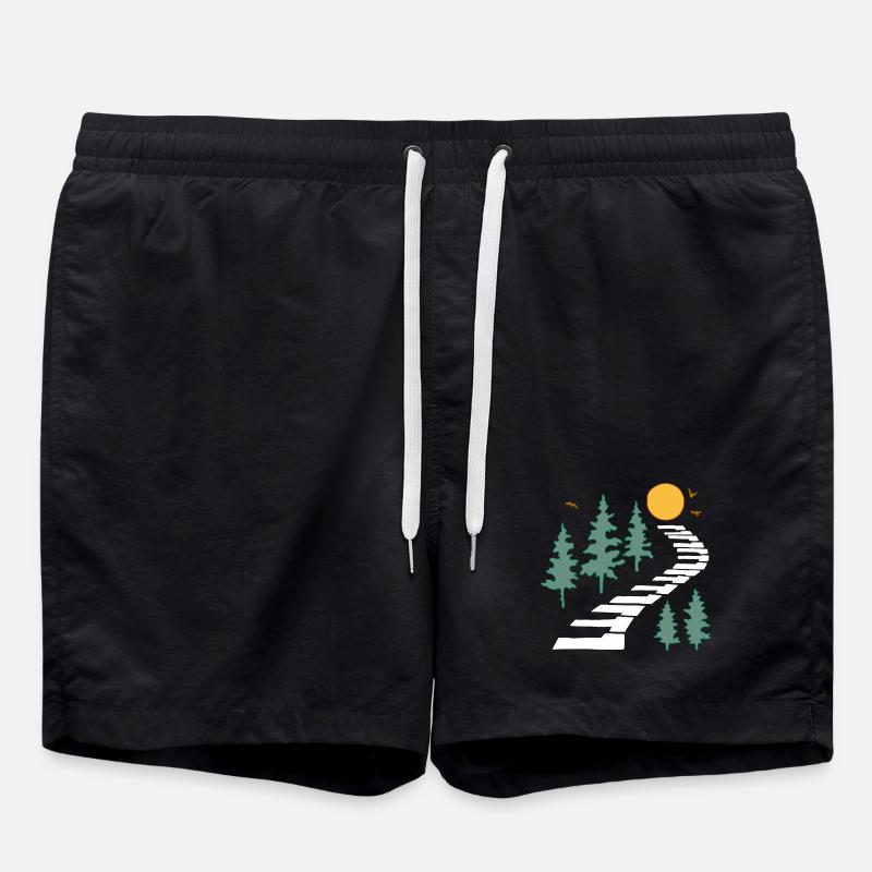 Musical path - Swim Trunks - black
