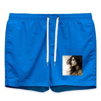 Portrait Woman 01 - Swim Trunks - cobalt blue - Front