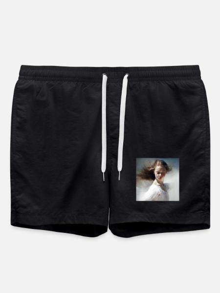 Peinture Femme 01 - Short de bain - noir