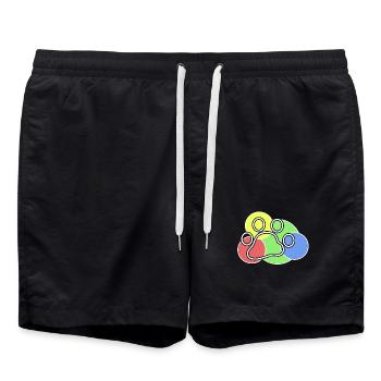 Animals Cuddly Animal Pet Favorite Animal Pets - Swim Trunks - black - Front - AI Model Male 185 light (185cm)