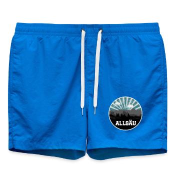 Ligne d’horizon de l’heure bleue de l’Allgäu - Short de bain - cobalt blue - Devant