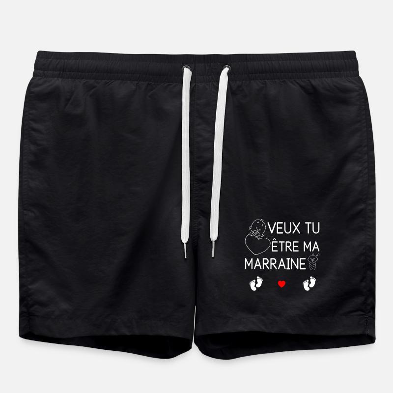 Message Affection pour Futur Maman - Short de bain - noir