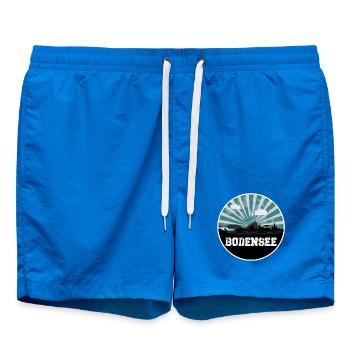 Bodensee Blue Hour Skyline - Badeshorts - Cobalt blue - Vorne