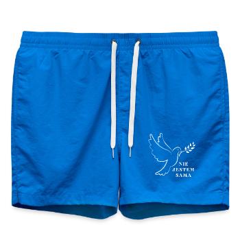 Ich bin nicht allein christlicher Glauben T-Shirt - Badeshorts - Cobalt blue - Vorne