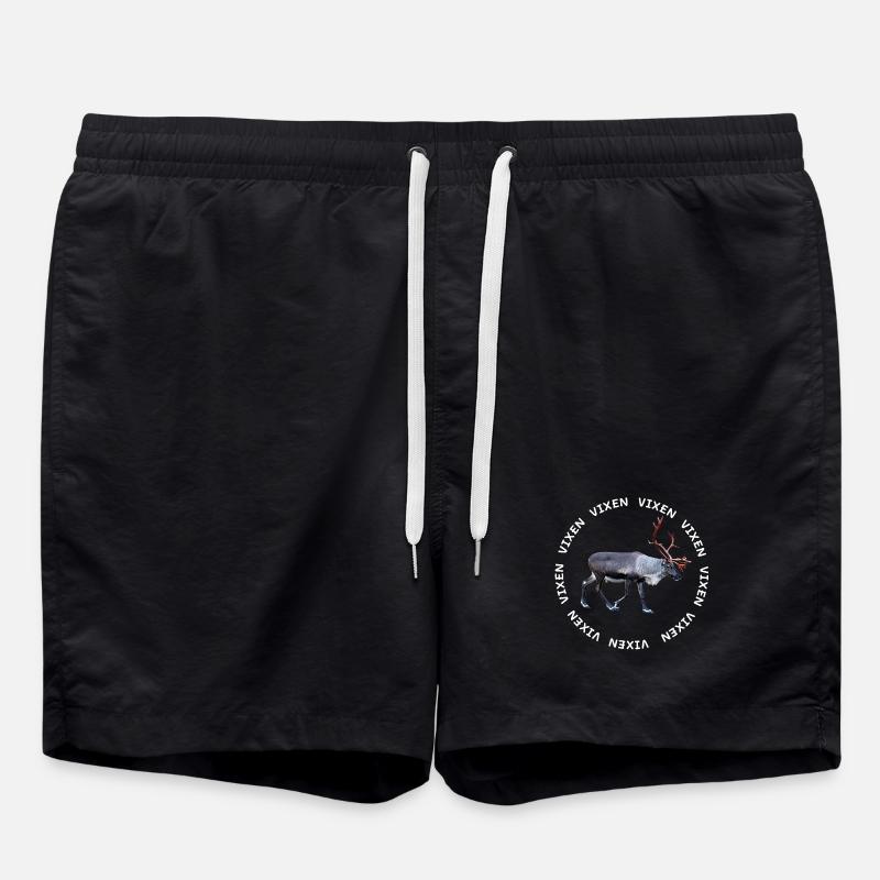 FÜCHSIN - Badeshorts - Schwarz