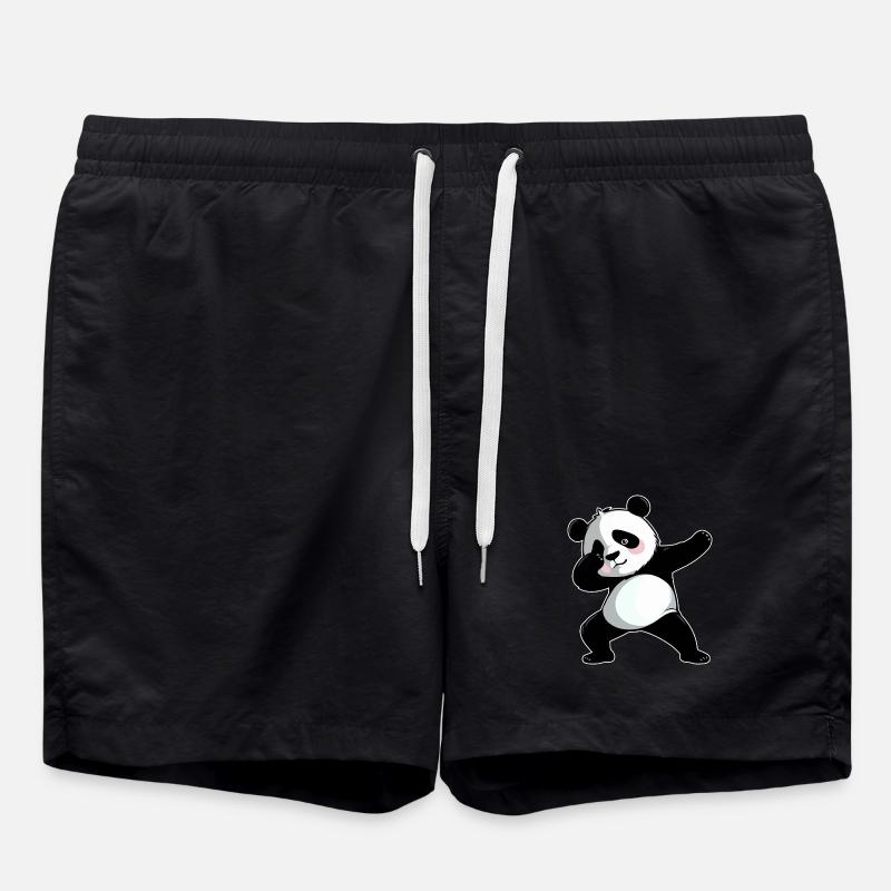 Dabbing Panda - Short de bain - noir