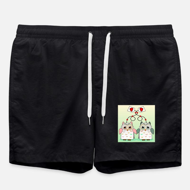 Thé de hibou - Short de bain - noir
