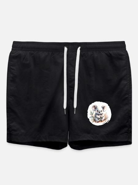 Aquarelle de Koala - Short de bain - noir