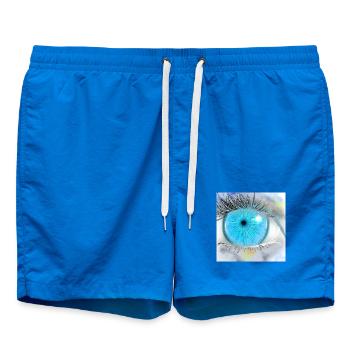 Faszinierende blaue Augenillustration - Badeshorts - Cobalt blue - Vorne
