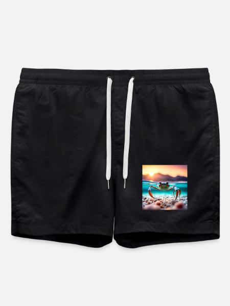 Crabe sous l'eau - Short de bain - noir