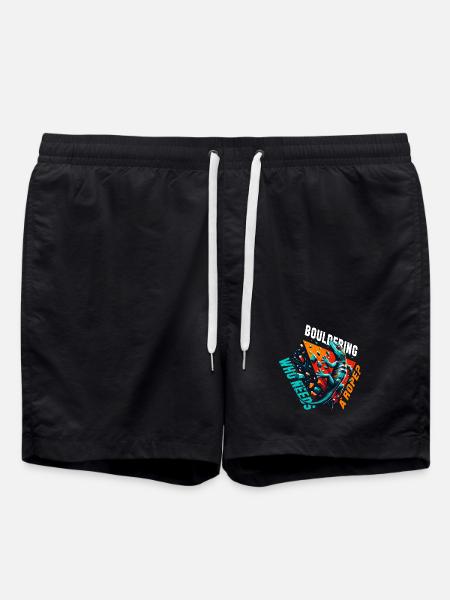 Bouldering Gecko Rope? Gift - Swim Trunks - black