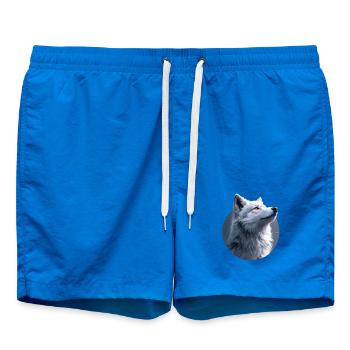 Illustration de Loup Blanc - Short de bain - cobalt blue - Devant