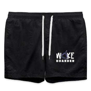 Surfing Kitesurfer Statement Wakeboard - Short de bain - noir - Devant - AI Model Male 185 light (185cm)