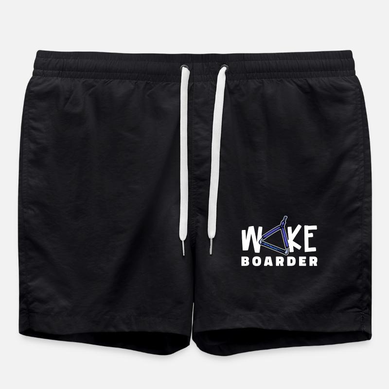 Wellenreiten Kitesurfer Statement Wakeboard - Badeshorts - Schwarz