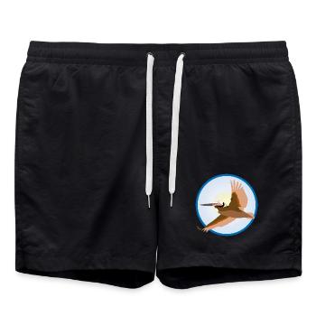 Pelican - Swim Trunks - black - Front - AI Model Male 185 light (185cm)