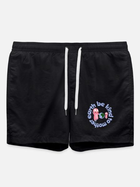 Figurines kawaii mignonnes - Short de bain - noir
