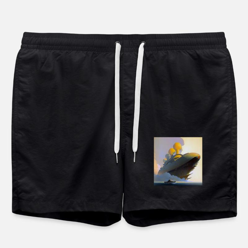 Vaisseau 03 - Short de bain - noir