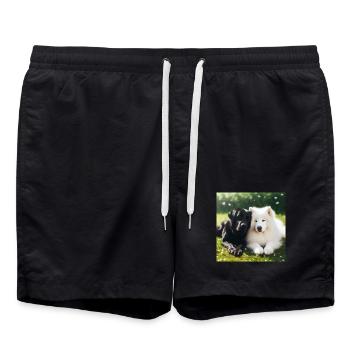 Bureau de l’Inspecteur général1 - Short de bain - noir - Devant - AI Model Male 185 light (185cm)