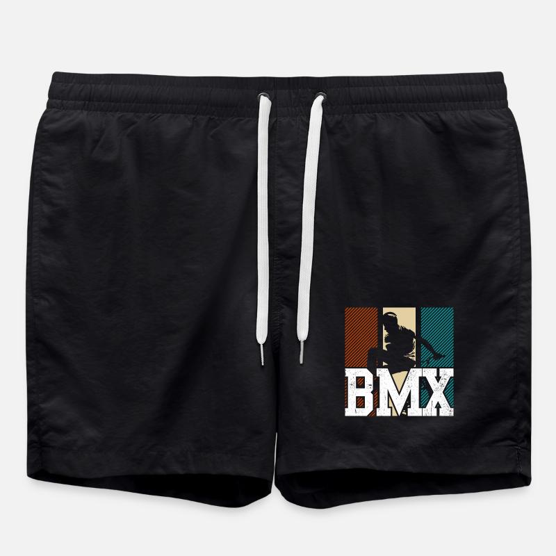 BMX Jump Neon Panneaux - Short de bain - noir