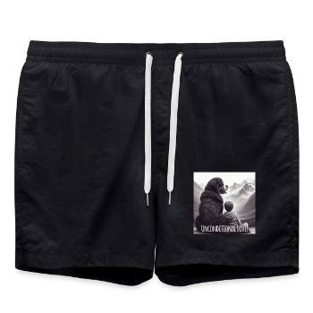Bouvier bernois - Short de bain - noir - Devant - AI Model Male 185 light (185cm)