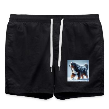 Bouvier bernois - Short de bain - noir - Devant - AI Model Male 185 light (185cm)