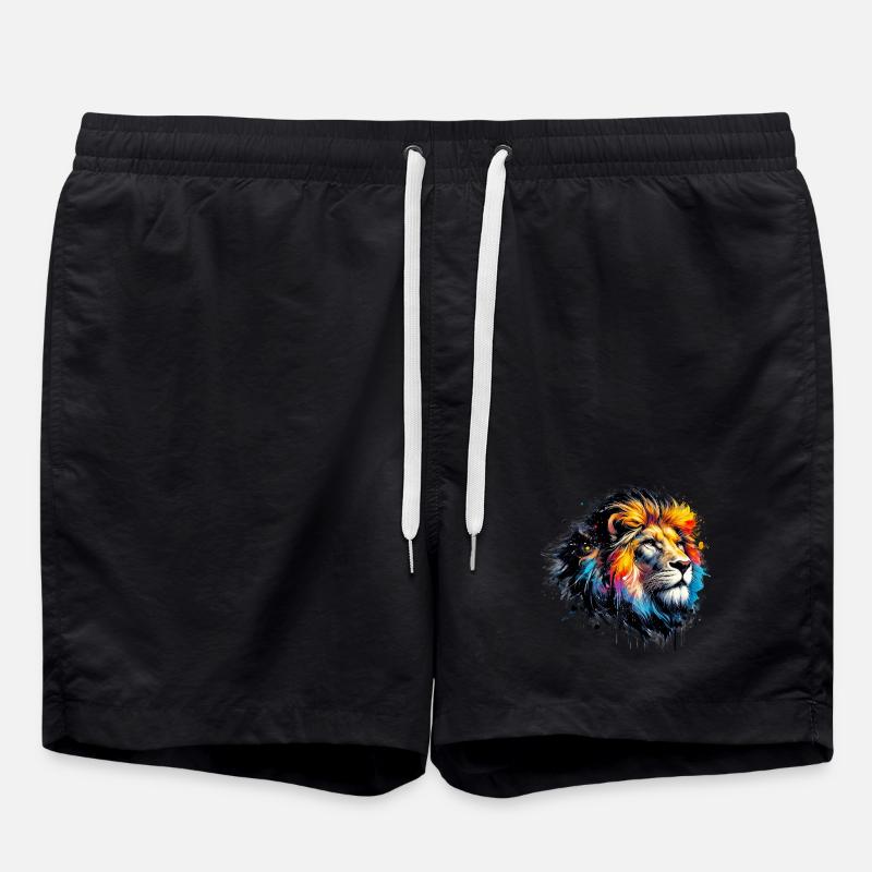 Lion - Short de bain - noir