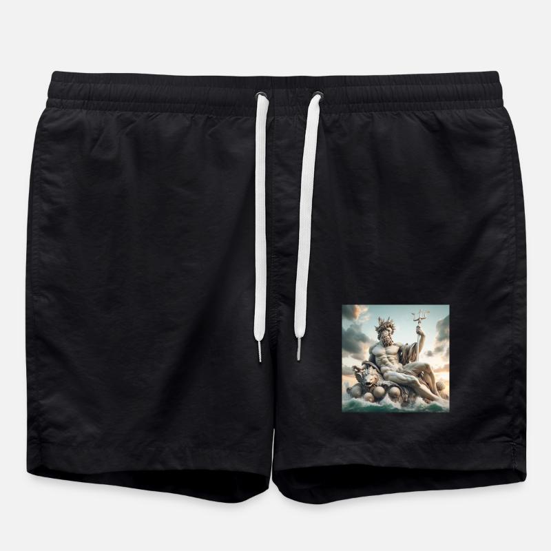 Poseidon - Badeshorts - Schwarz