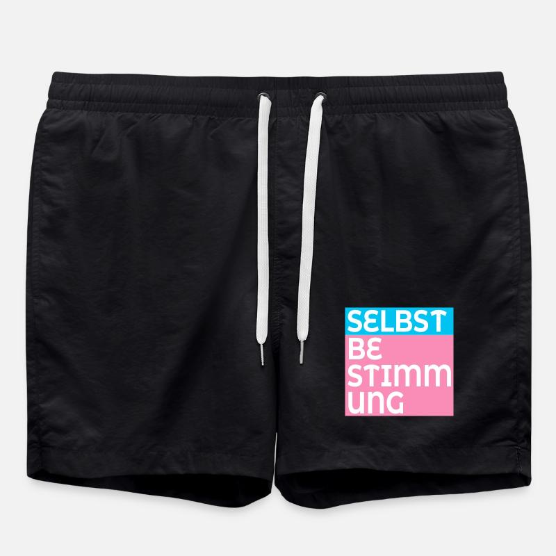 TRANS SELBSTBESTIMMUNG - Badeshorts - Schwarz