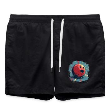 Fun bowling - Swim Trunks - black - Front - AI Model Male 185 light (185cm)