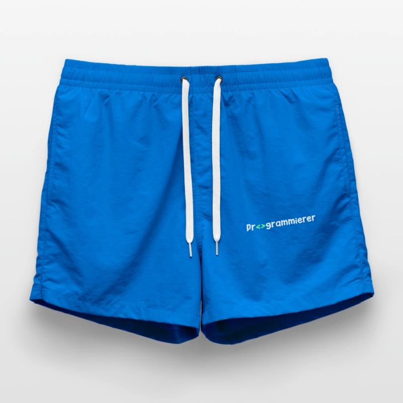 Programmer, Geek, Scripting, Code, Nerd Swim Trunks