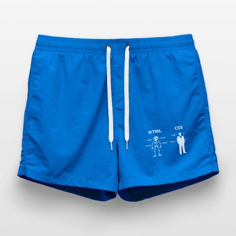 Code Css C++ Php Java Developer Code Skripting Badeshorts